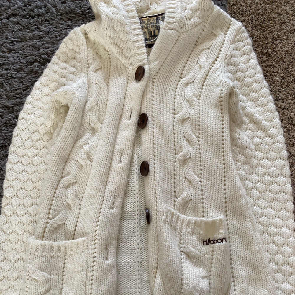 Button up sweater